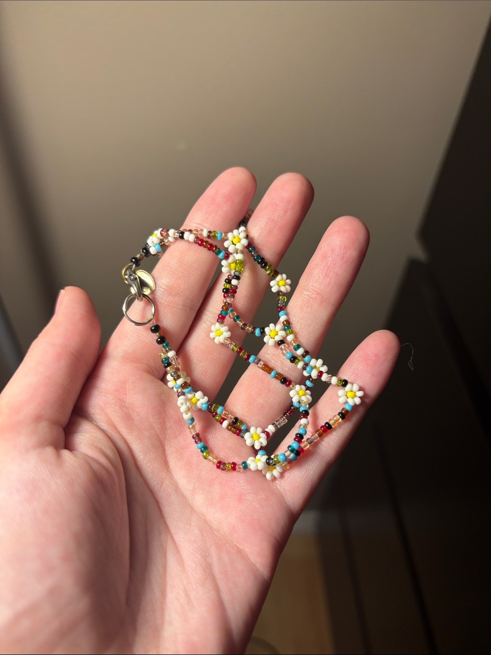Handmade Bead Daisy Bracelet - Multicolor